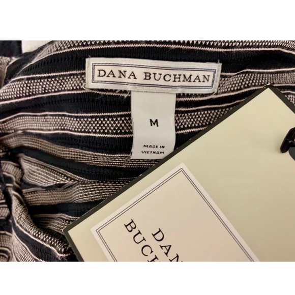 NWT DANA BUCHMAN Brown Tan Open Front Cardigan - Picture 4 of 4